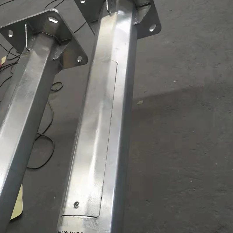 XINTONG Solar LED Galvanized Street Light Pole Factory Direct Sale Single Double Arm Galvanized Steel Road Street Light