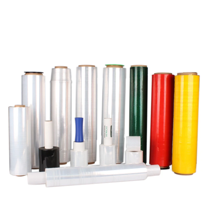 LLDPE Transparent Stretch Film Plastic Wrap For Cargo Packing