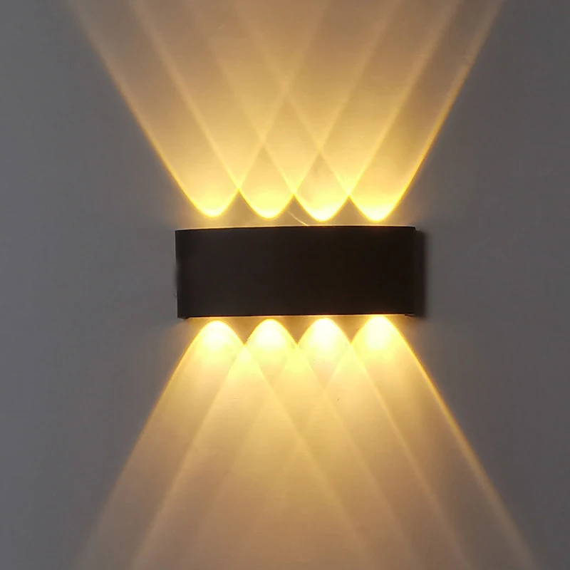 12w Upper and Lower Waterproof Wall Lamp Hotel Garden Porch Wall lamp lighting indoor and outdoor led wall lamp