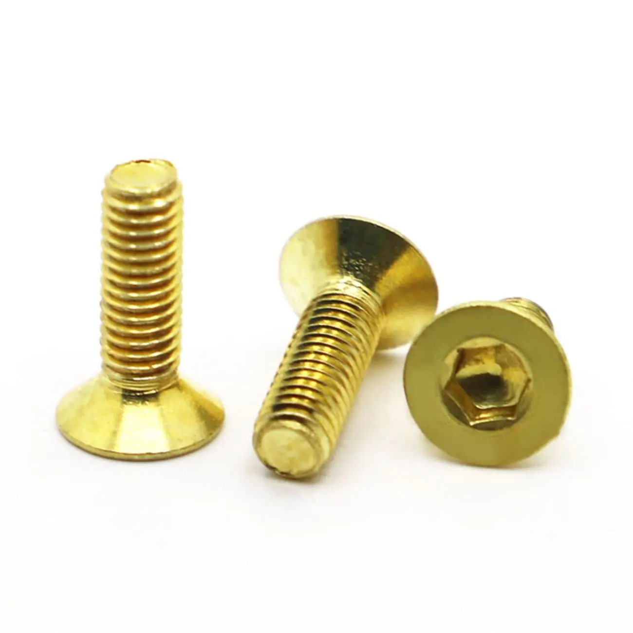 Machine Countersunk Hexagon Socket Flat Head Metal 0-80 x 1/8 Round Head Brass Screws Slot Head Rotating Furnace Screw