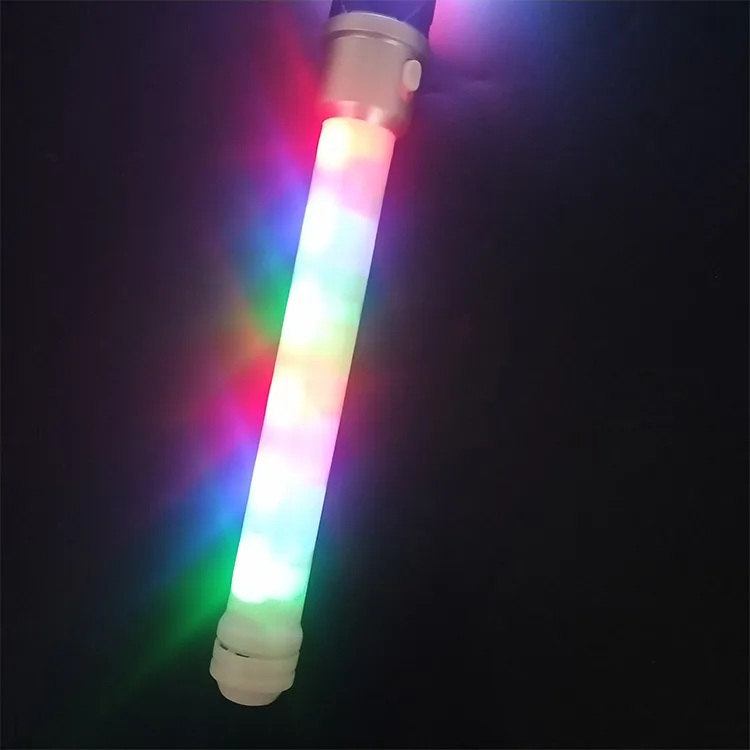 Hot Selling Colorful Spinning Wand Led Electronic Spin Light Up Flashing Led Magic Wand  Party Toy For Boys And Girls