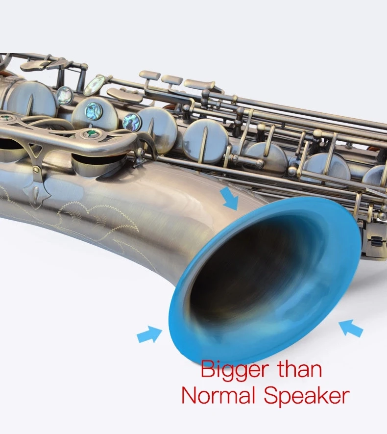 
Batch Black Nickel Gold Lacquer Instrument Accessories China Sax Professional Bb Tenor Saxophone 