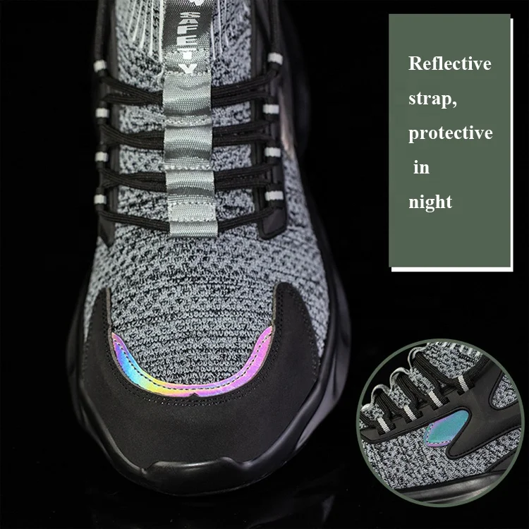 Direct Delivery Men  Women Steel Toe Safety Boots Indestructible Anti Puncture Breathable Work Shoes Sneakers