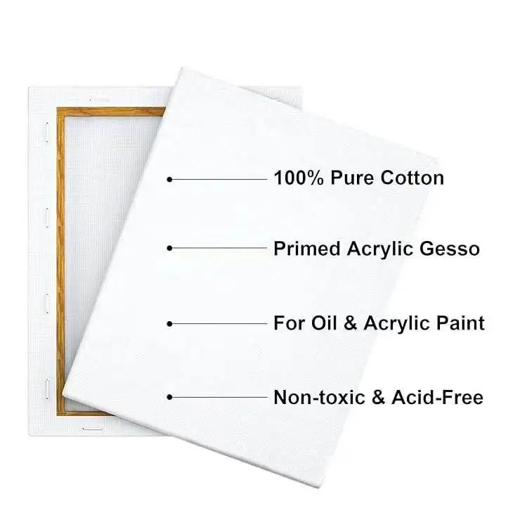 Custom modern oil stretched canvas fabric living room wall decor art picture stretched painting printing