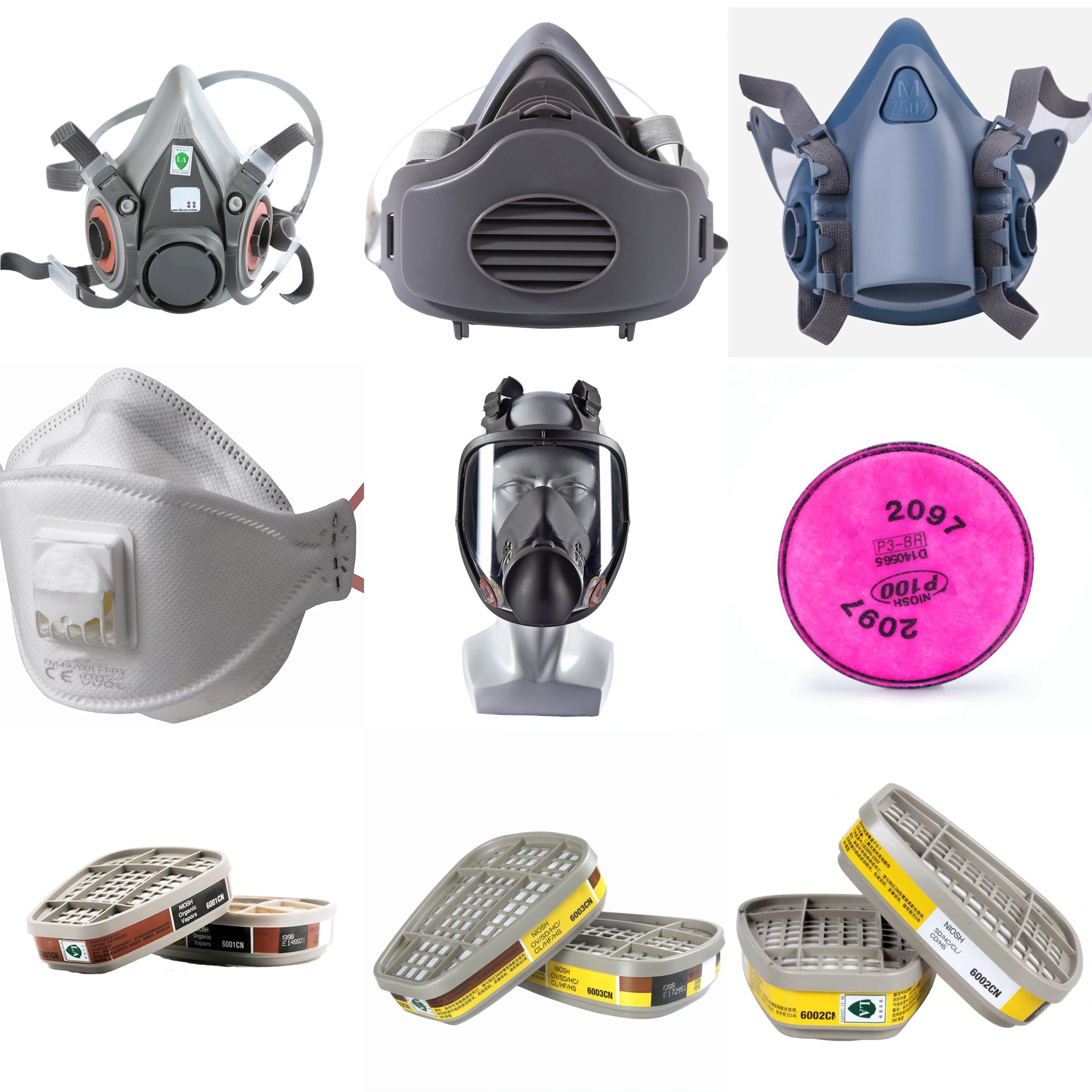 8210V Dust Proof face mask with breathing valve industrial anti dust Particulate Respirator