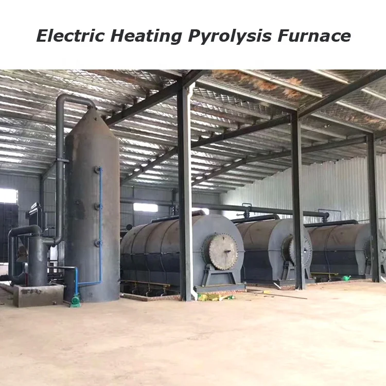 China Factory Direct Tyre Pyrolysis Plant Transforms Waste Tyre Oil Pyrolysis Furnace