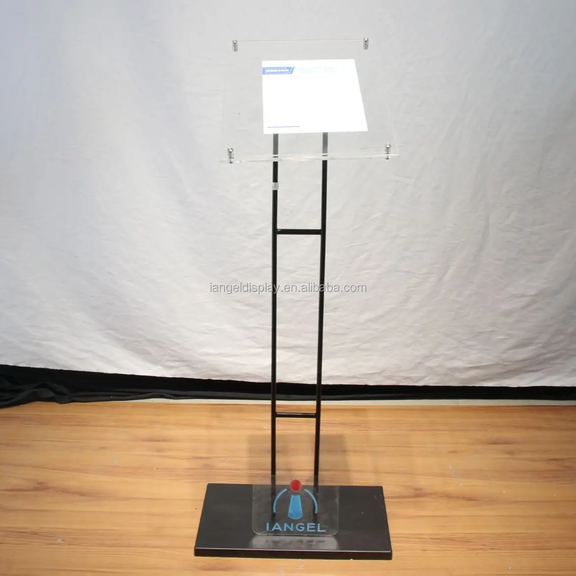 Металлическая стойка Iangel Постер для лобби акриловая витрина