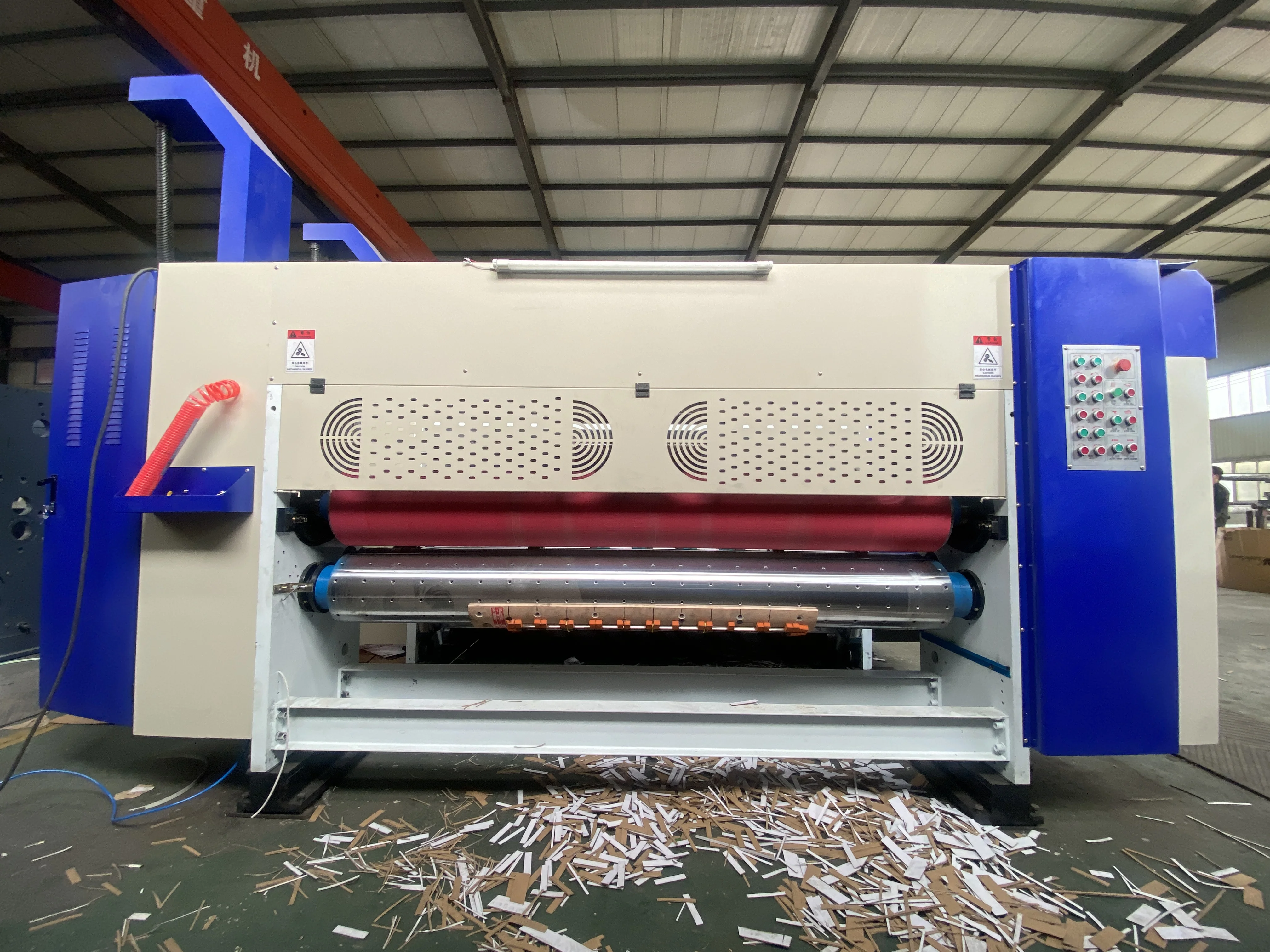 Automatic Printing Press Flexo Printer Slotter Rotary Die Cutter Corrugated Carton Box Making Machine