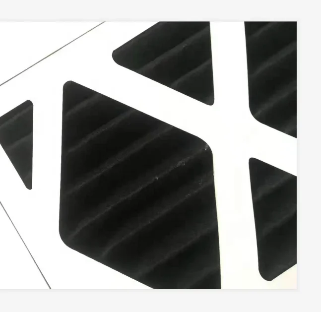 Cardboard frame pleated activated charcoal fiber media active carbon filter