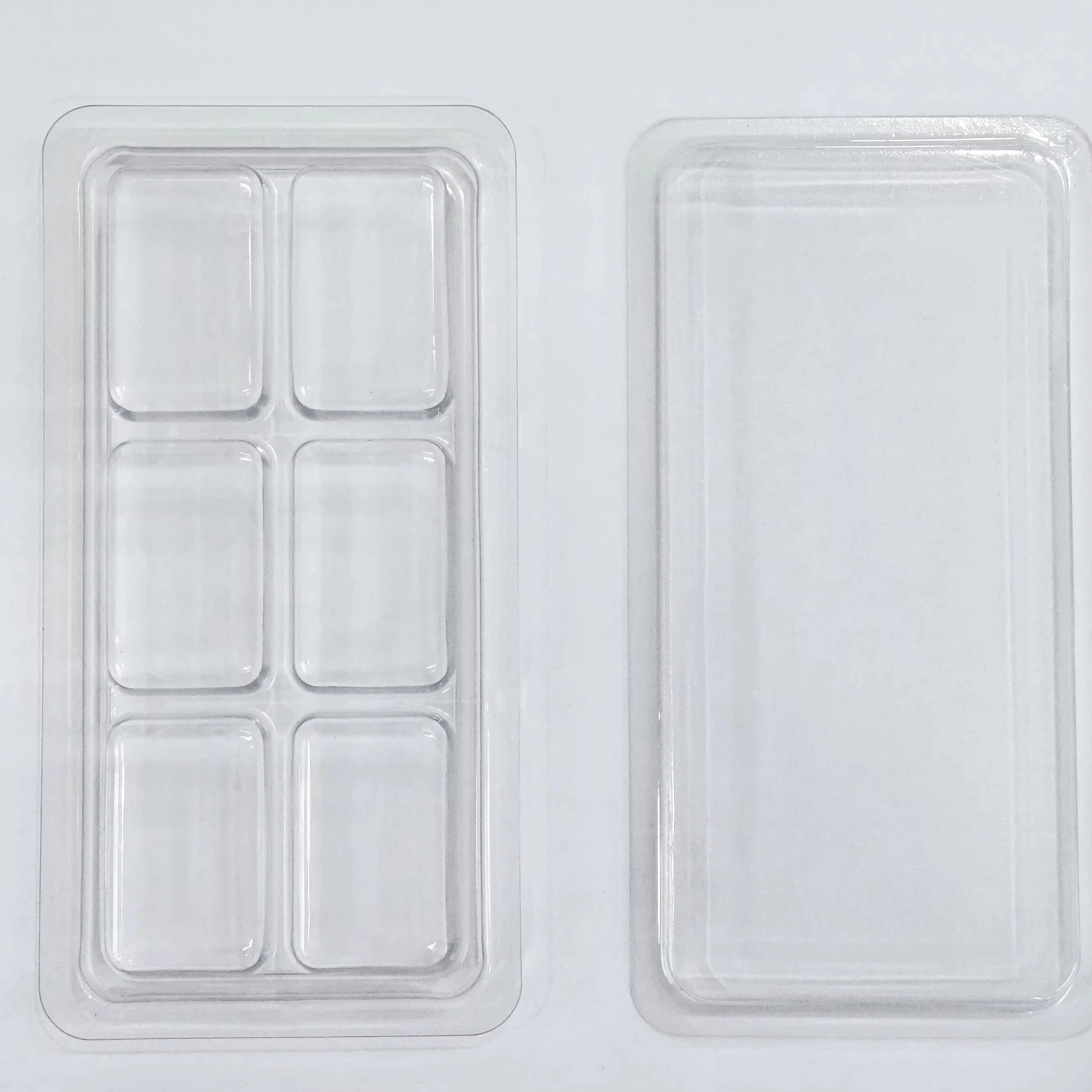 Customizable transparent plastic blister packaging box