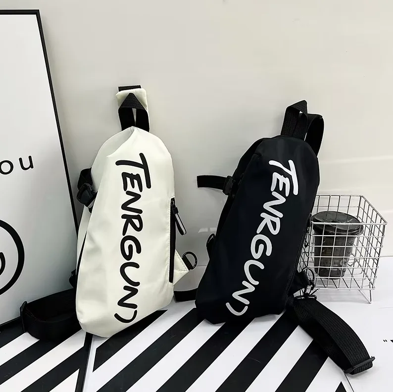 Men Bag Fashion Boys Backpack Niche Sports Casual Women Bag High Quality Shoulder Crossbody Chest Bag