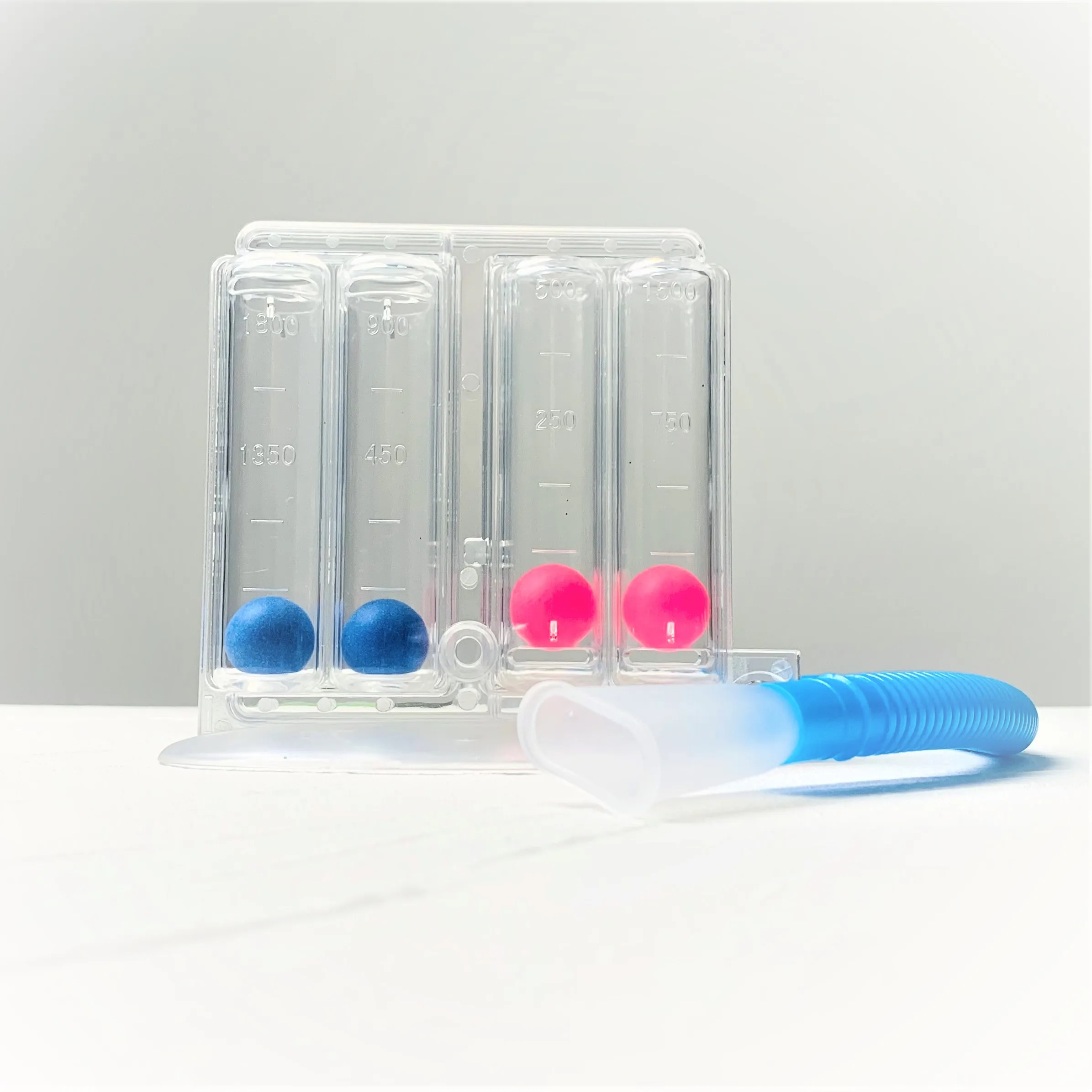 4 ball Digital Spirometer Volumetric Incentive Spirometer Lung Spirometer Quadruple Ball-Expiratory&Inspirator