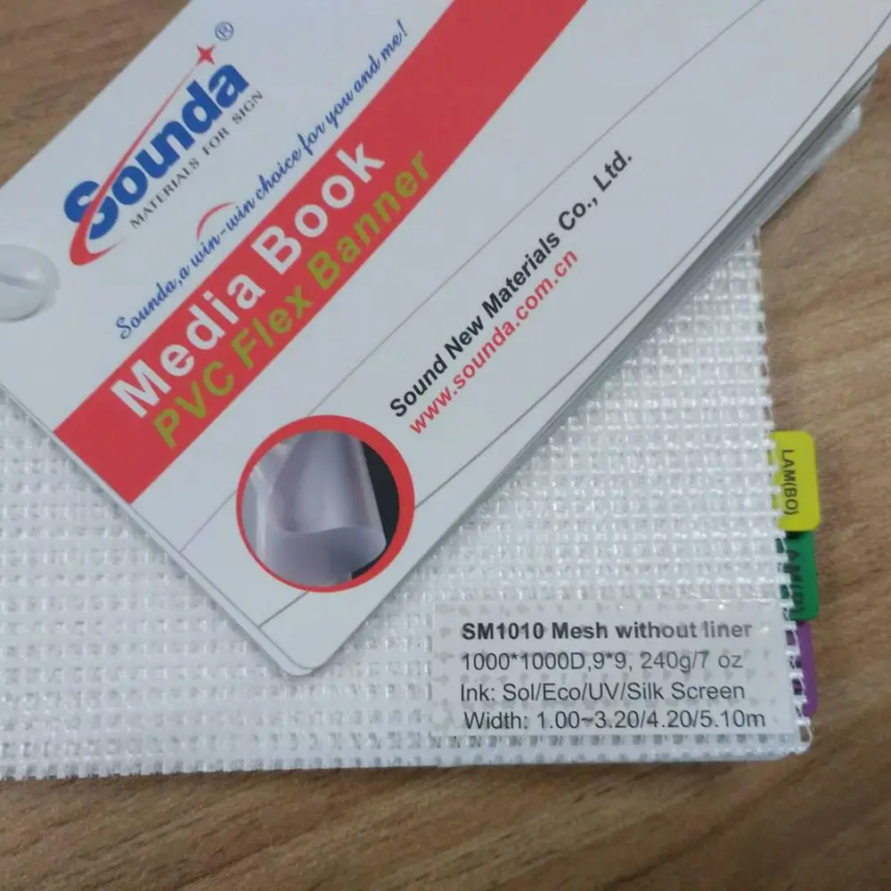 PVC Mesh Flex Banner for Construction site advertising