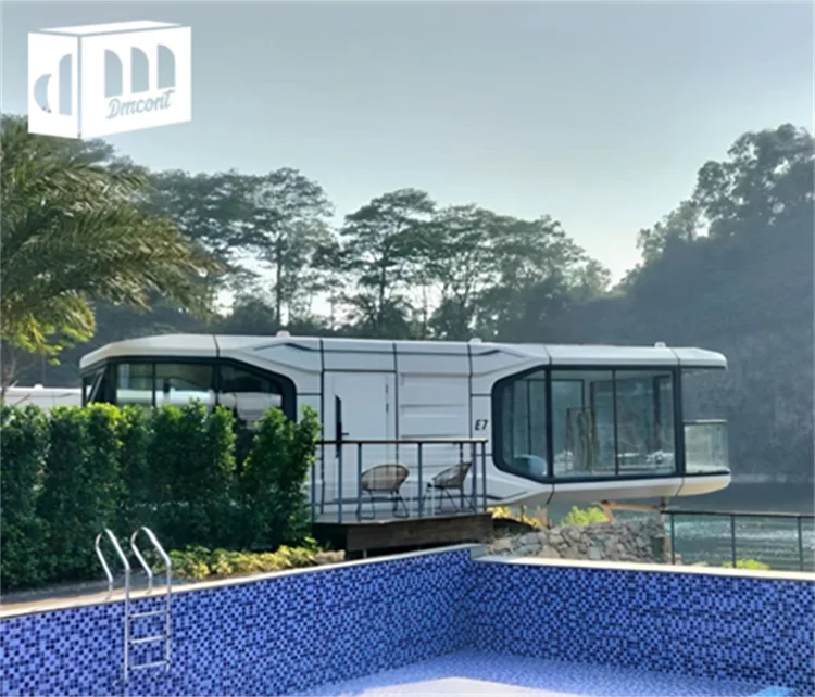 Manufacturer Commercial Mobile Container Hotel Mobile Detachable Home Park Commercial Decoration House Space Capsule Hotels