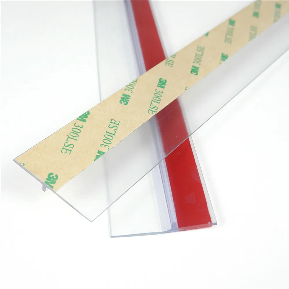 Dust proof seals anti-insect plastic sealing strips with adhesive tape for garage door bottom weather floor sound insulation