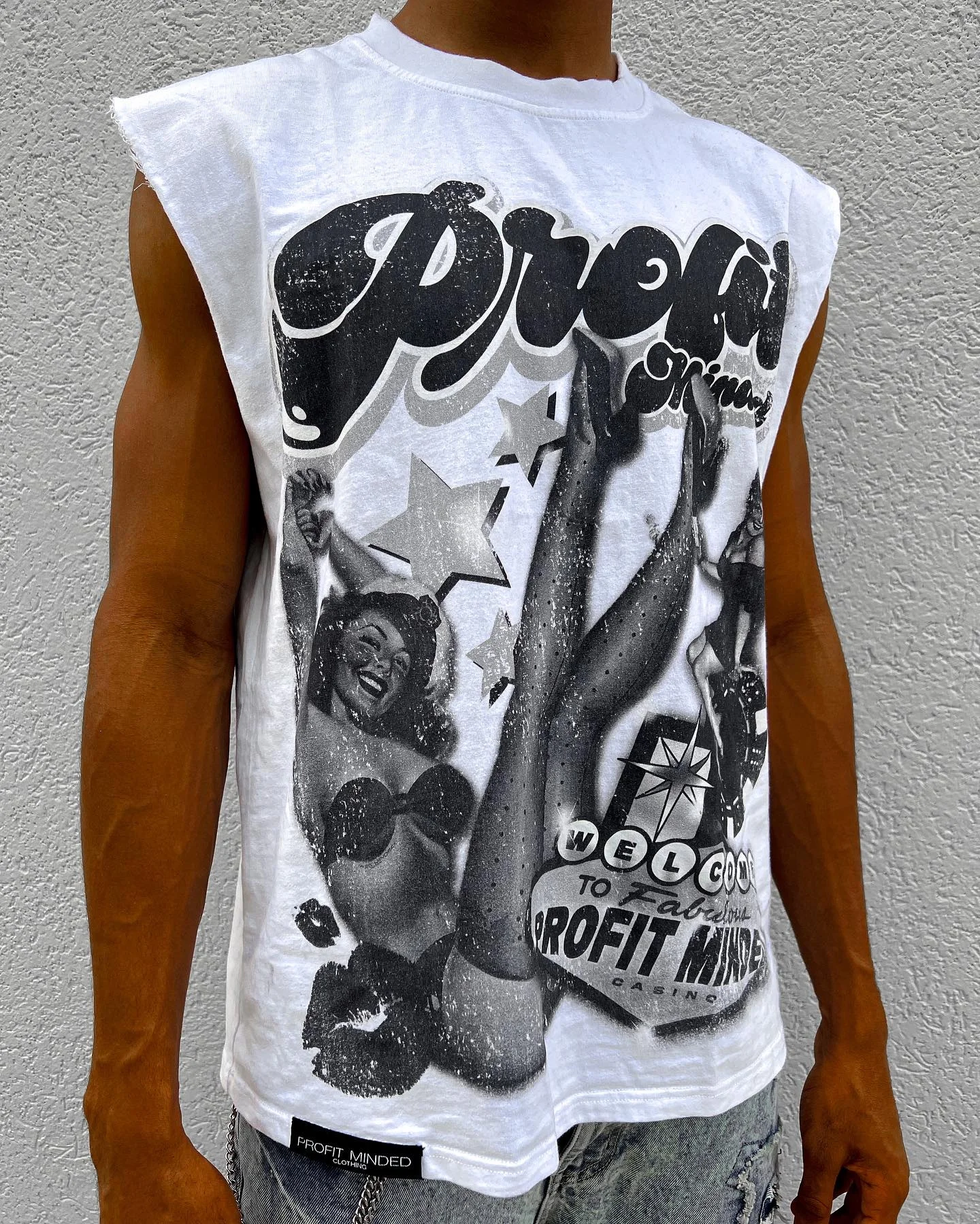 Streetwear Mens Oversized Tank Top Gym Clothing Sleeveless Muscle Tanks Distressed Tanktop Cotton Woven Vintage T Shirt Knitted