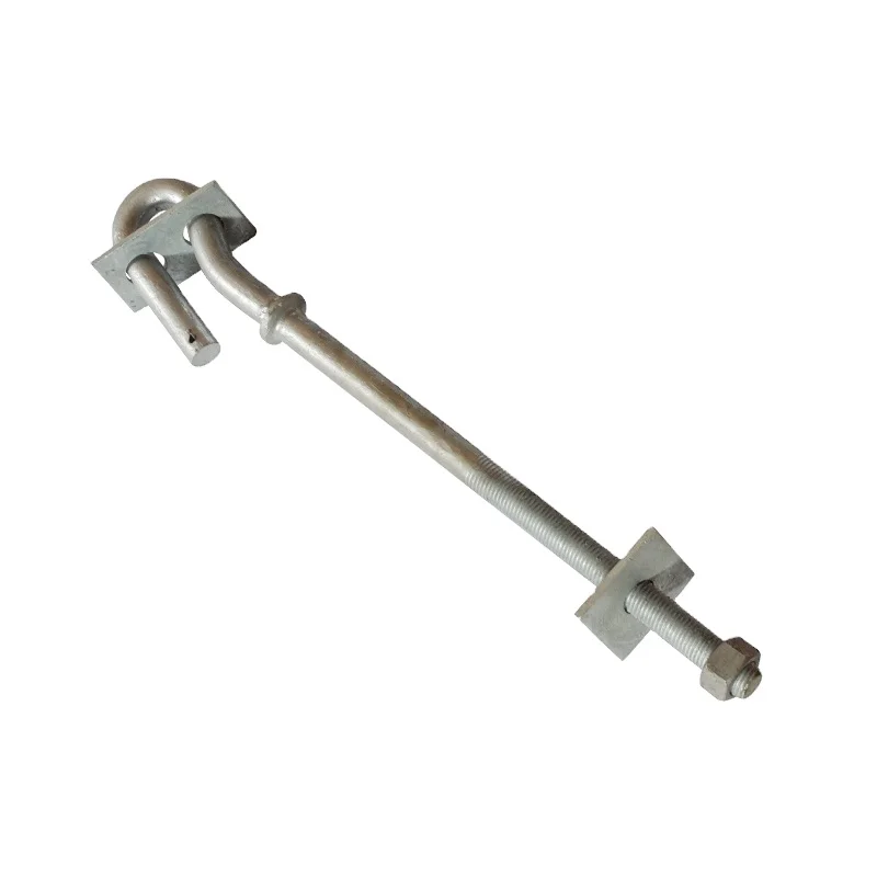 Customized Size Special Bending Any Shape Wire Forming Galvanized Adjustable Metal V Bolts  With Nuts