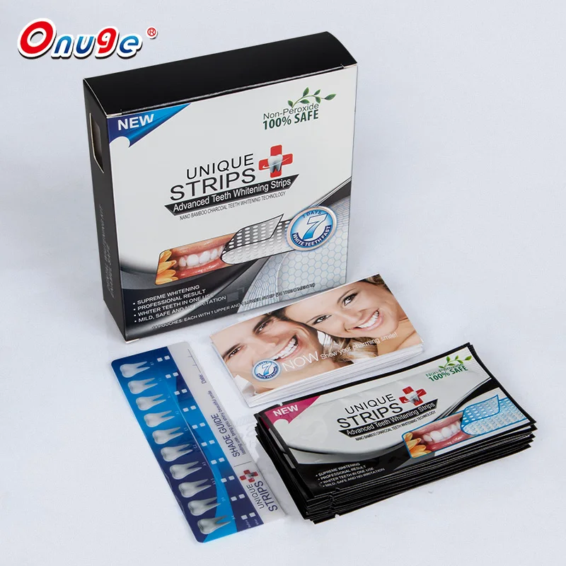Clear Smile Strips Teeth Whitening Gel Bleaching Strips Bamboo Charcoal Wholesale Teeth Whitening Supplies