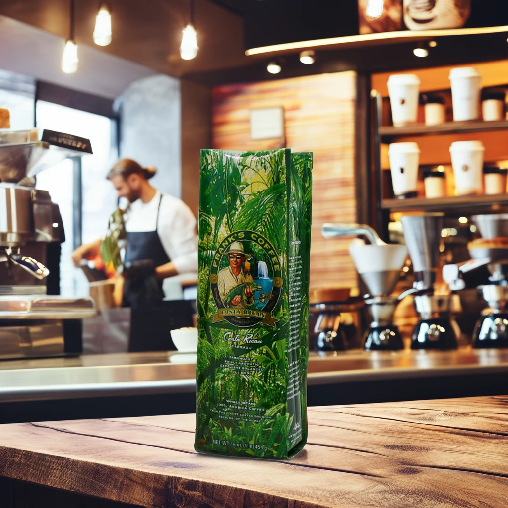 OEM Custom Gravure Printed Matte Coffee Bag Side Gusset Pouch Packaging with One Way Valve for Coffee Beans