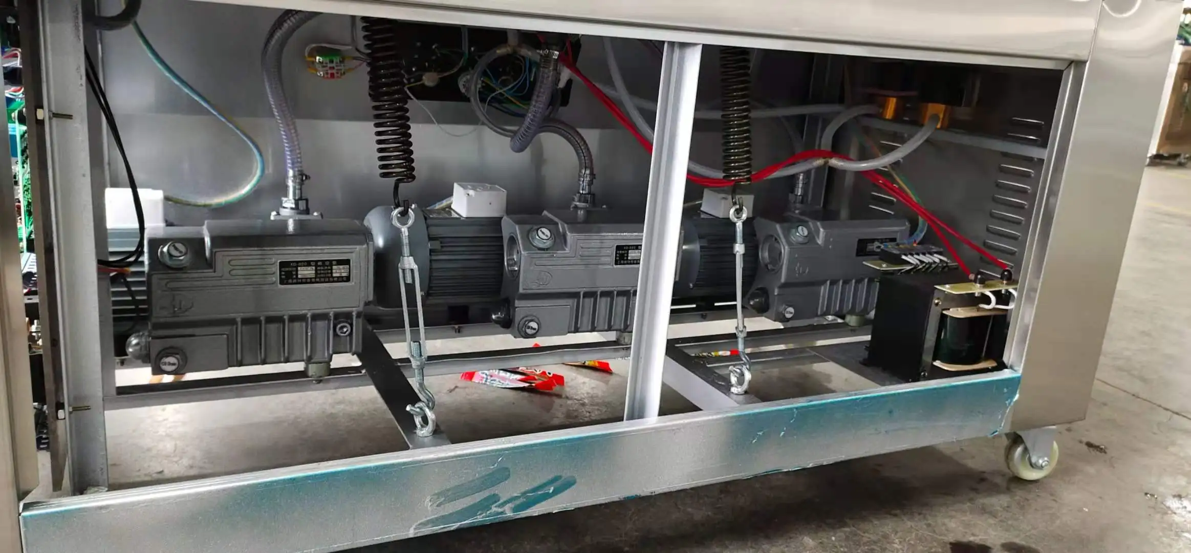 DZQ 600 / 2SB small scale vacuum packaging machinery two chamber vacuum packing machine food industrial DZ-600/2F