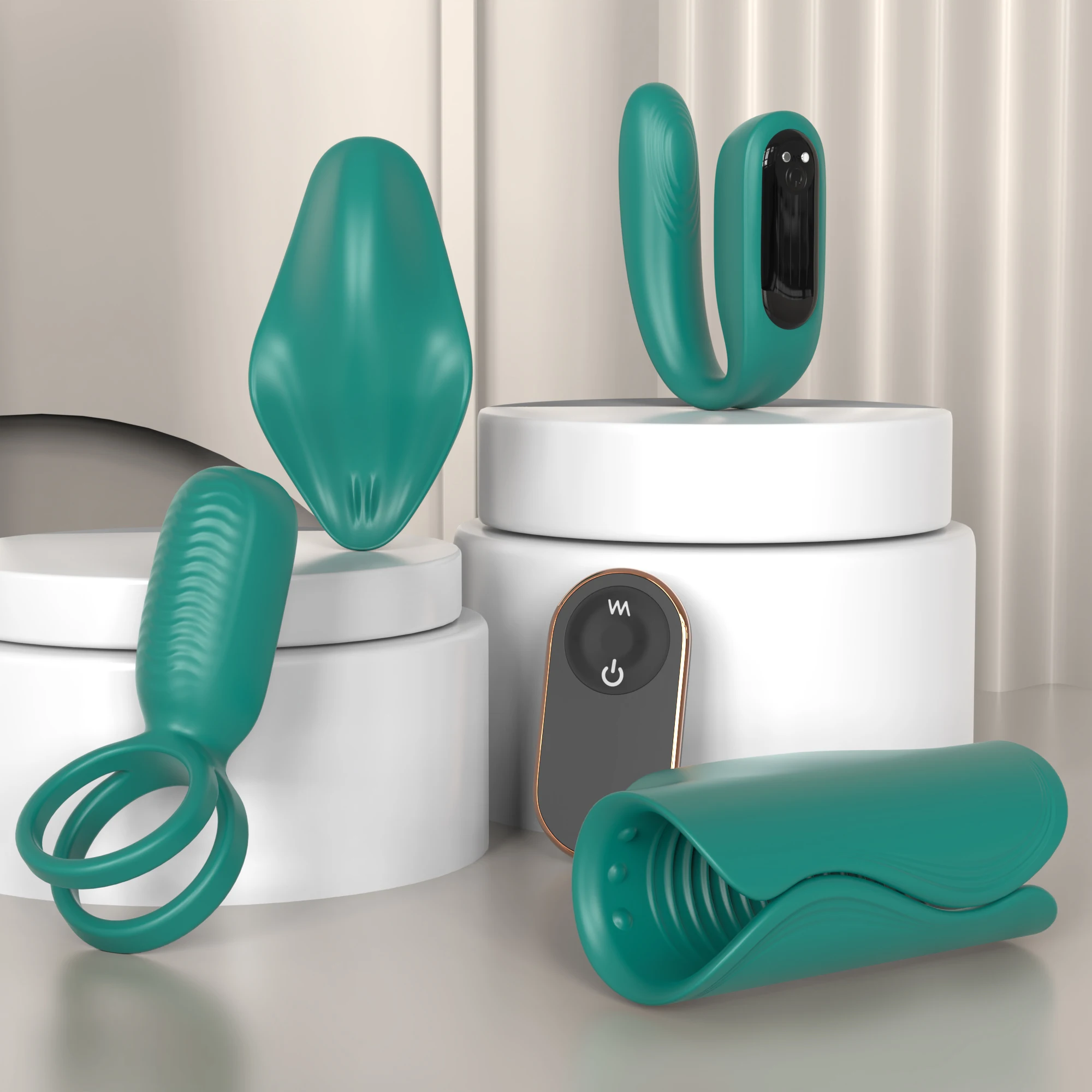 S-HANDE juguetes sexuales para parejas panty Vibrator adult sex toys for couples 4 in 1 Anal Plug Lock Sperm Ring Couple Sex Toy