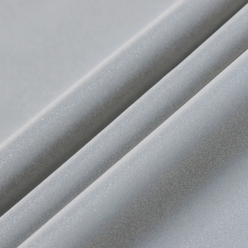 Factory custom high silver elastic fabric reflective material dyed Acrylic fiber fabric for clothing