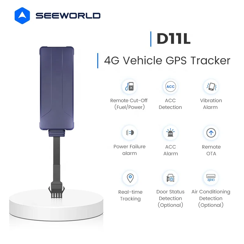 LTE GSM Network Smart Real Time GPS Tracker Remote Engine Stop Open API Tracking Device