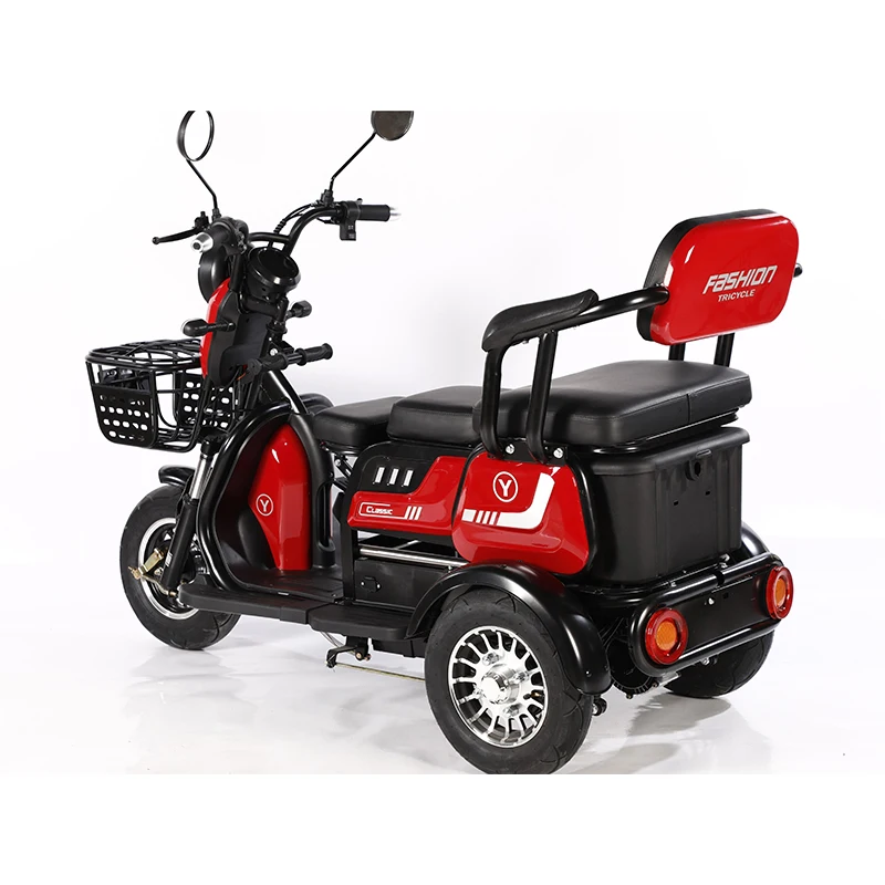 EEC COC Electric Car Scooter 4 wheel mobility Electric Mini Scooter tricycle Car 3 Seat