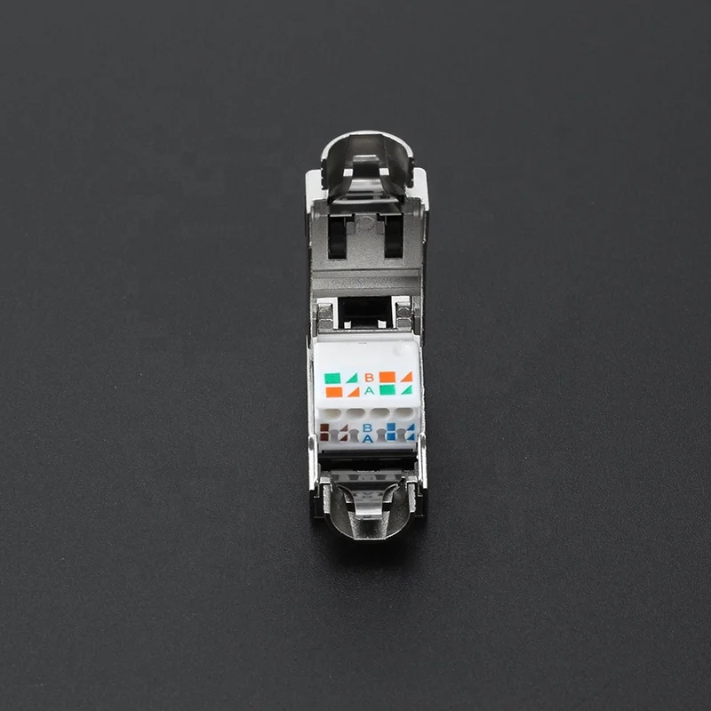 RJ45 8P8C Shielded Connector Network Plug Cat6a Termination Plug