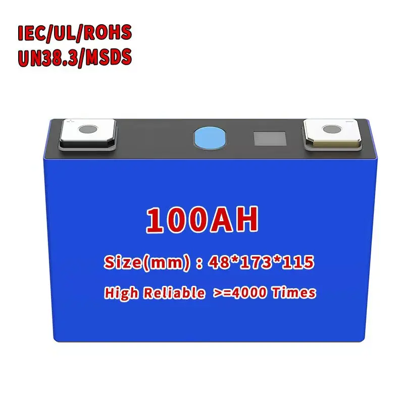 ANC 100AH 108AH солнечная батарея m Качество 100AH литий-ионный Аккумулятор lifepo4 элемент для системы хранения солнечной энергии