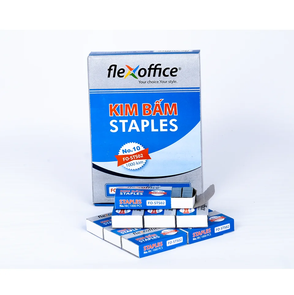 High Quality Silver Normal Metal Staples FO-STS02 With Modern And Convenient Design From Vietnam