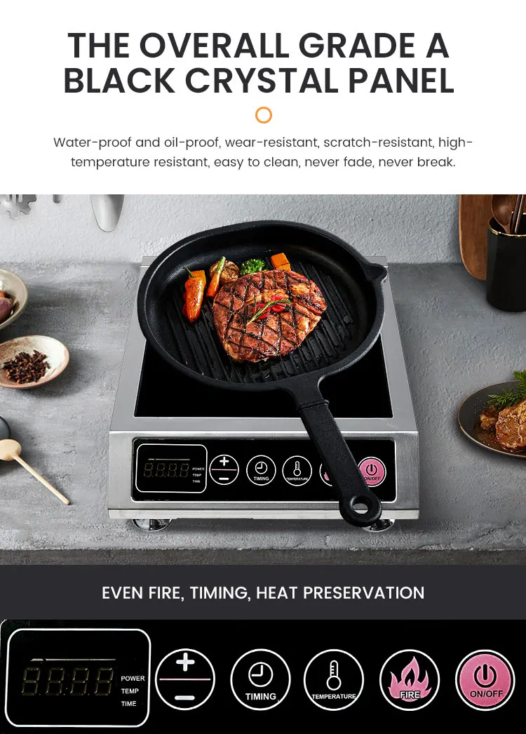 Factory Hot Sale Commercial 3000W Electric Induction Cooker High Power Induction Stove
