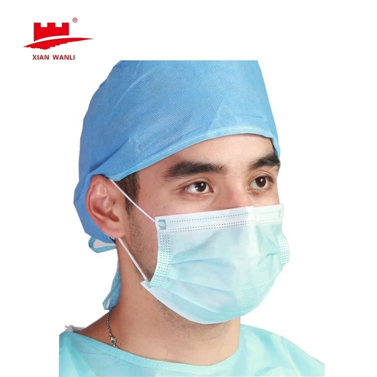 Face Dust Mask Earloop Medical Surgical Mask Hot Sale 3 Ply Disposable Face Mask