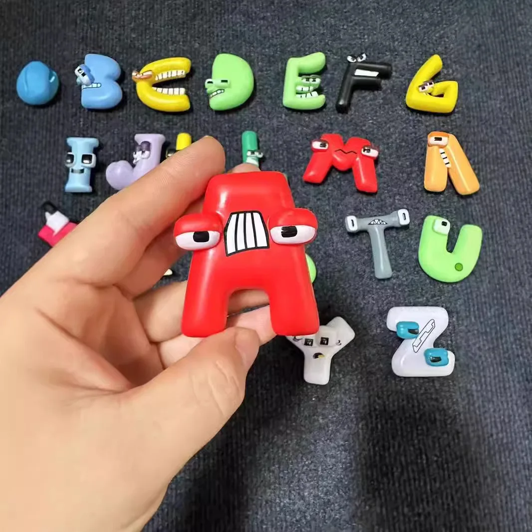 Zealed Kids Creative Alphabet Puzzles ABC Letter Montessori Learning Board Educational Toys for Toddlers pvc letters