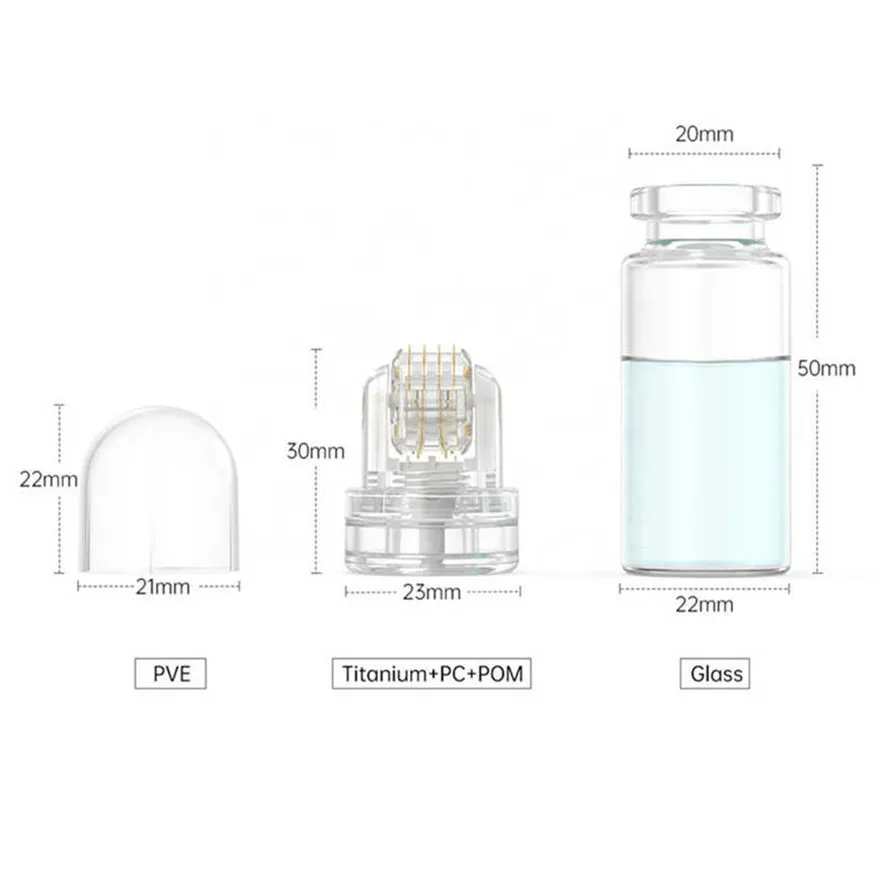 Portable Hydra Needles 20 Microneedles Injection Mesotherapy