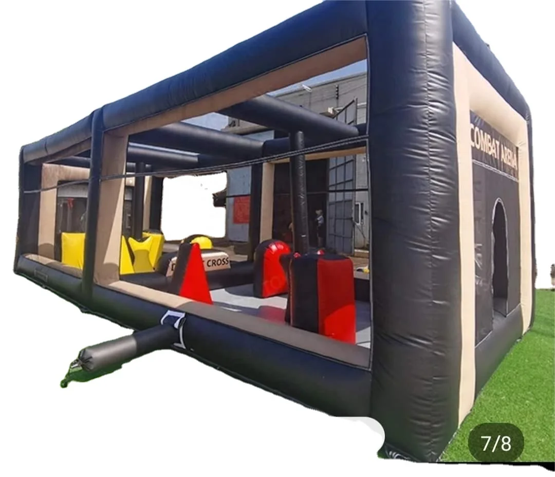 high quality inflatable customized design paintball bunker for children