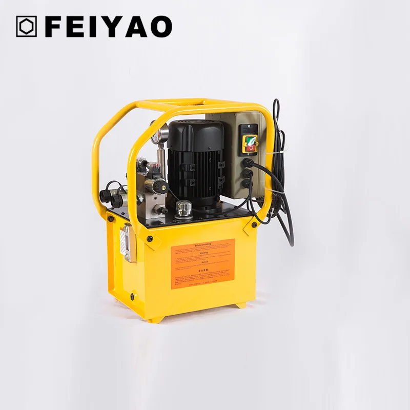 Electric 700 bar hydraulic pump for cylinders synchronous lifting