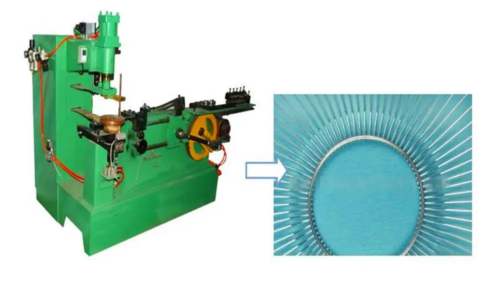 Radial Wire Fan Guard Inner Ring Spot Welding Machine