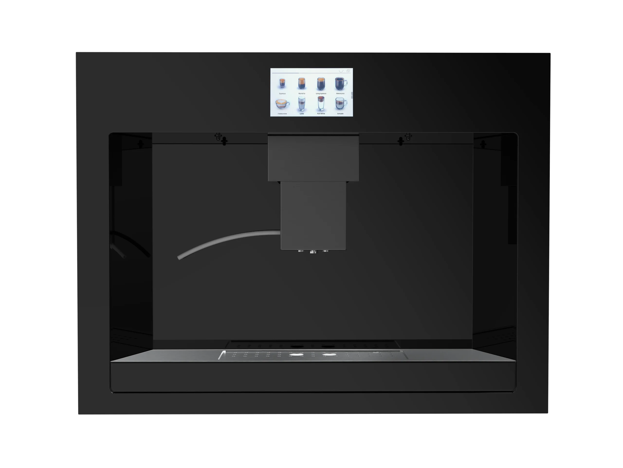 High level end up 45cm real built in coffee machine with Italian coffee maker fully automatic Coffee machine with milk frother