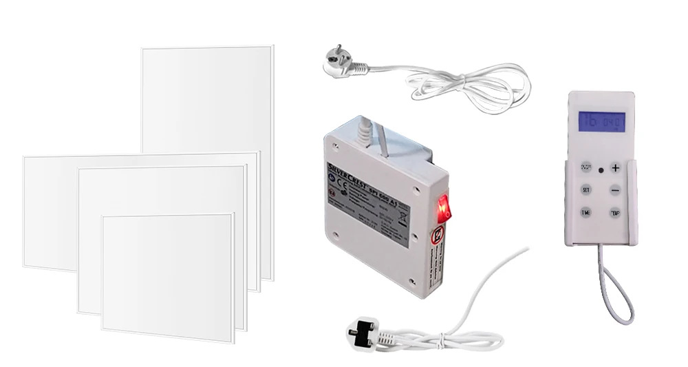 Low heating costs digital timer Intelligent thermostat  800*1000 800 W  infrared carbon heating film with picture panel heater