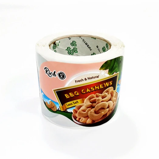Factory Wholesale Roll Label Universal Waterproof Food Display Label
