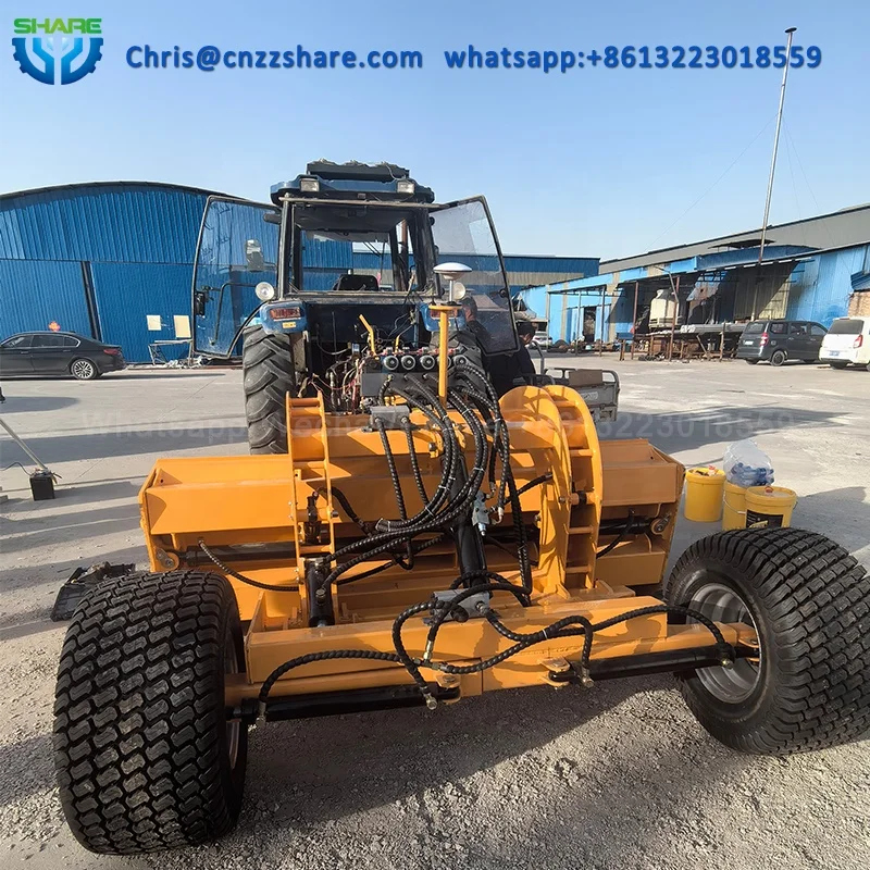 small motor grader laser leveler for agriculture soil leveling laser machine