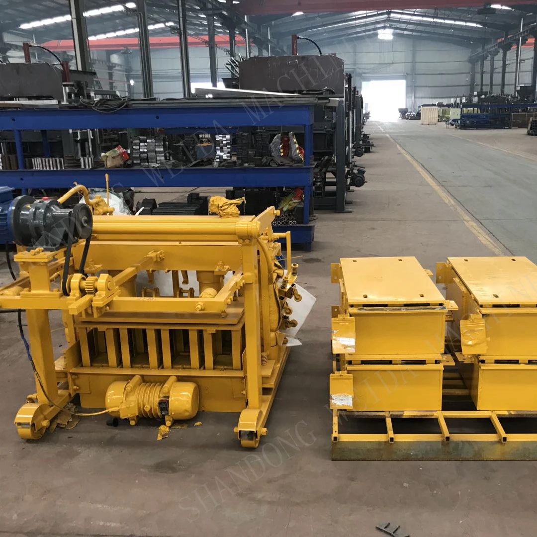 china small matrix hydraulic fly ash ciment 6 inches hollow paving brick machinery block maker press laying machine factory