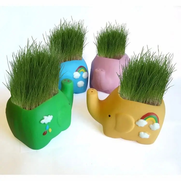 Outdoor Clay Pots Wholesale Elephant Ceramic Planter pot