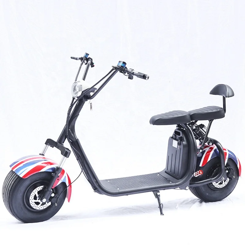 New Design 2 Wheels Citycoco 2000W With Head Light  hoover boards  5 console  electric scooter