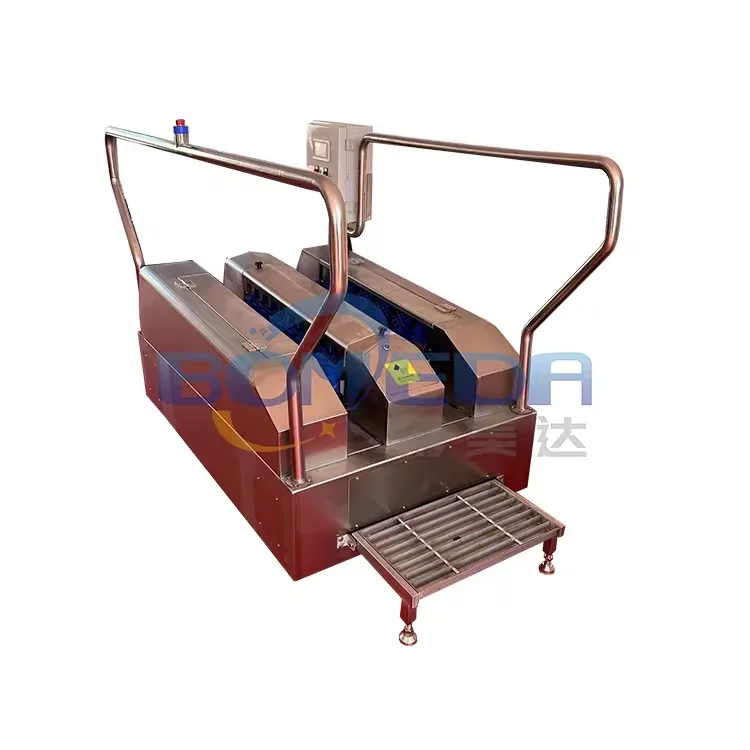 rubber boots sole cleaner channel type boots washing machine galoshes boot cleaner electric washing machine for farm