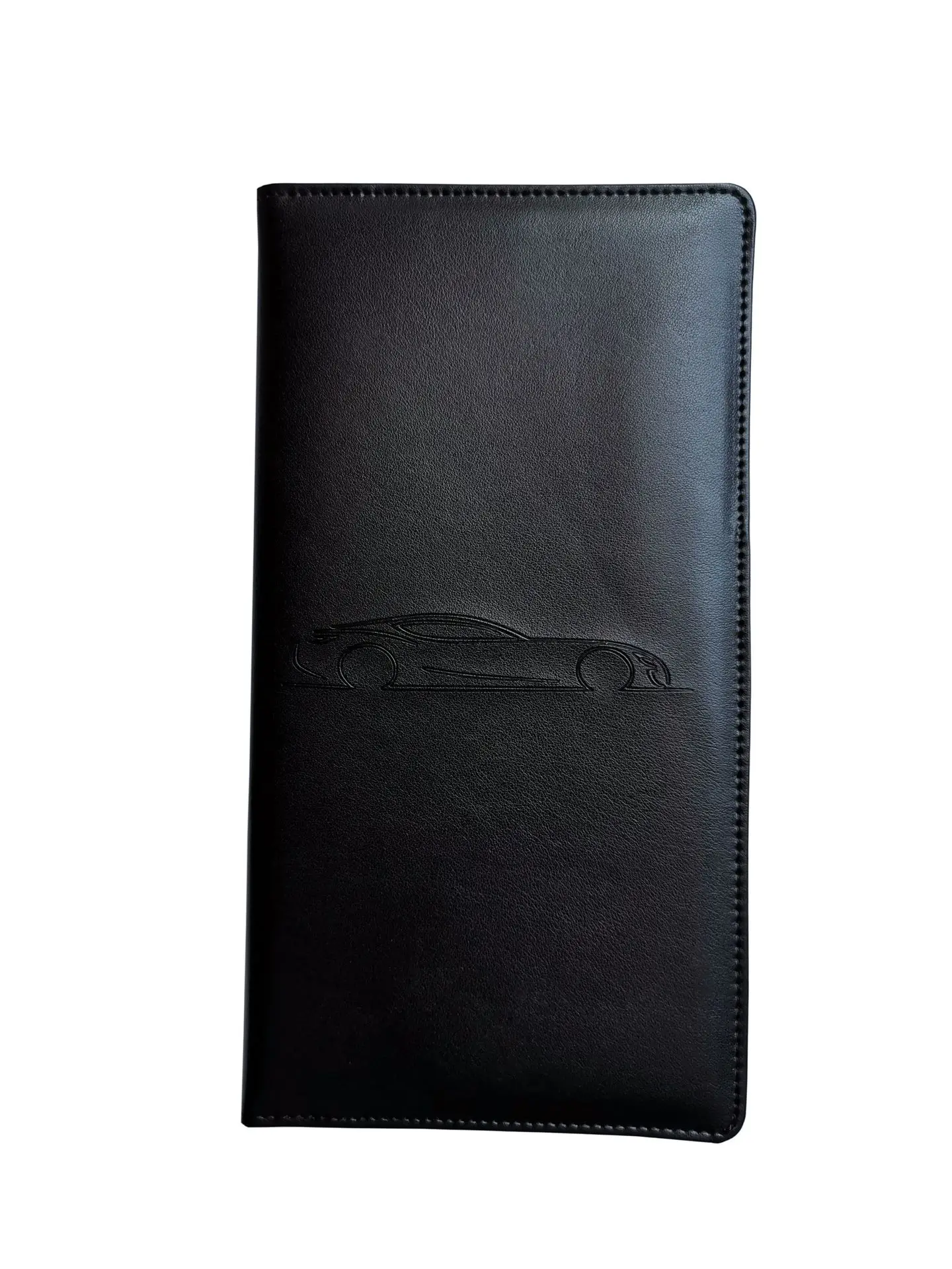 Minimalist Slim Insurance Documents Holder Travel Document Credit Card Holder Leather Car Document Holder