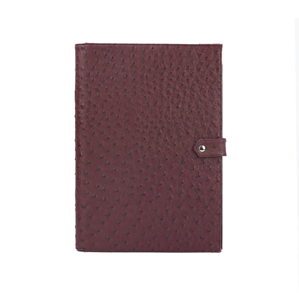 New design ducoment folder a4 paper pu leather file folder portfolio