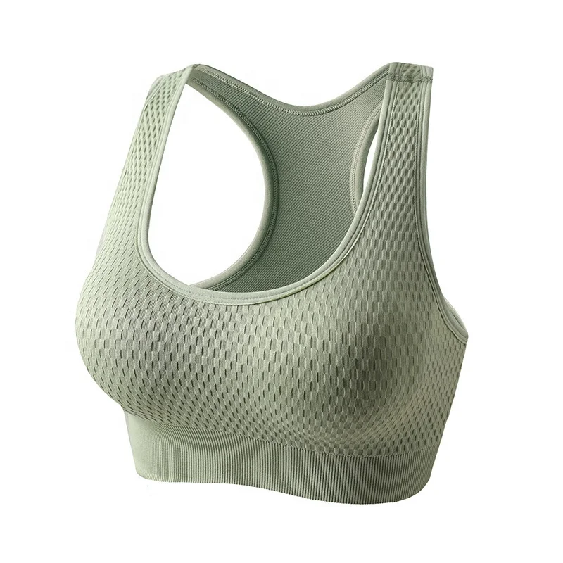 
High Impact Seamless Gym Activewear Bra Padded Workout Gym Yoga Bra for Women 