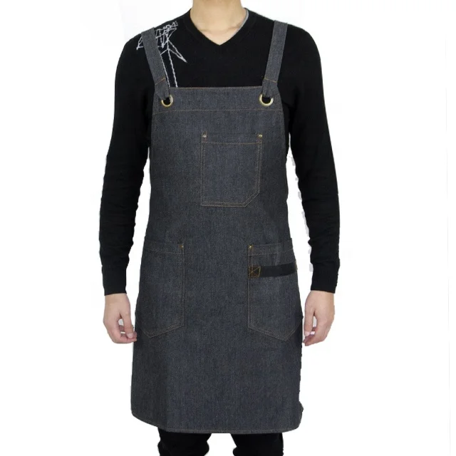 Фартук бариста с логотипом на заказ униформа для кофейни